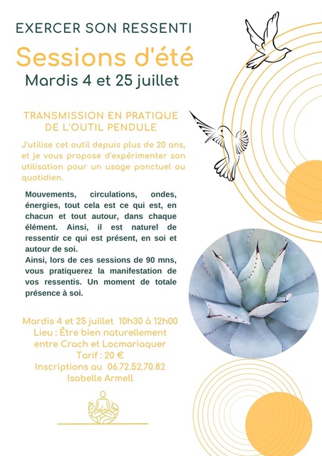 sessions pendule été 2023